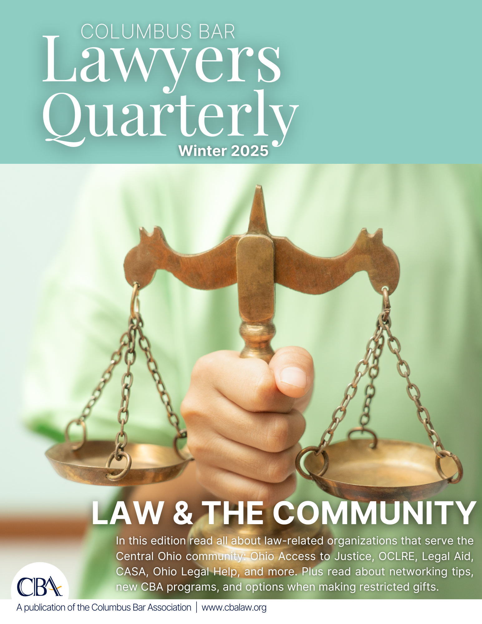 Columbus Bar Lawyers Quarterly - Winter 2025 - Cover